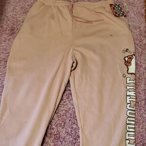 Aeropostale Pink Track Pants Soft Joggers Hello kitty